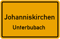 Straßenverzeichnis Johanniskirchen Unterbubach