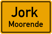 Straßen in Jork Moorende