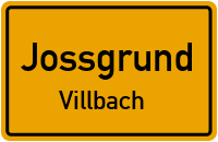 Hindenburgstraße in JossgrundVillbach