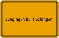 City Sign Jungingen bei Hechingen