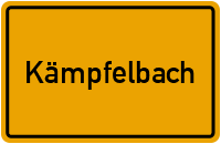 City Sign Kämpfelbach