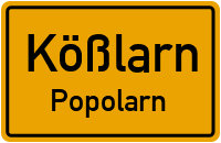 Straßenverzeichnis Kößlarn Popolarn