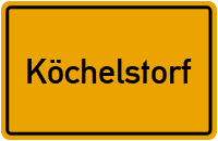 Ortsschild von Köchelstorf in Mecklenburg-Vorpommern