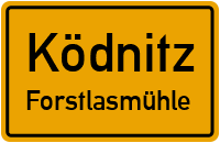Straßen in Ködnitz Forstlasmühle