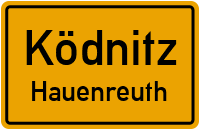 Straßenverzeichnis Ködnitz Hauenreuth