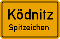Straßen in Ködnitz Spitzeichen