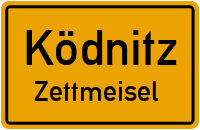 Straßenverzeichnis Ködnitz Zettmeisel