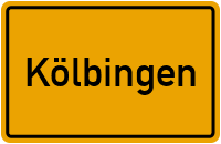 Ortsschild von Gemeinde Kölbingen in Rheinland-Pfalz