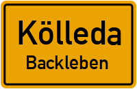 Oberdorfstraße in KölledaBackleben
