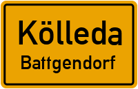 Kirchgasse in KölledaBattgendorf