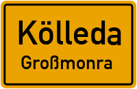 Kirchstraße in KölledaGroßmonra