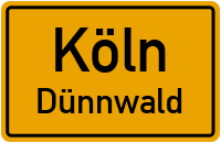 Straßenverzeichnis Köln Dünnwald