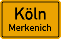 Straßenverzeichnis Köln Merkenich