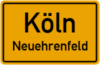 Straßenverzeichnis Köln Neuehrenfeld