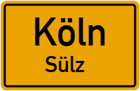 Straßenverzeichnis Köln Sülz