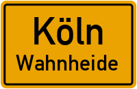 Straßenverzeichnis Köln Wahnheide