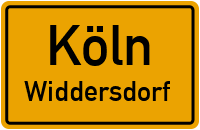 Straßenverzeichnis Köln Widdersdorf