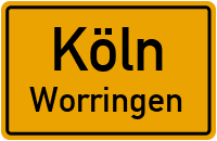 Straßenverzeichnis Köln Worringen