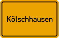 Ortsschild Kölschhausen