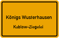 Weg Zwischen Upstall Und Ziegelei in Königs WusterhausenKablow-Ziegelei