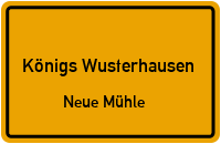 Küchenmeisterallee in Königs WusterhausenNeue Mühle