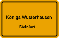 Steinfurter Straße in 15537 Königs Wusterhausen (Steinfurt)