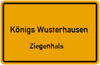 Birkenweg in Königs WusterhausenZiegenhals