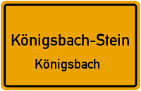 Krebsbachstraße in 75203 Königsbach-Stein (Königsbach)