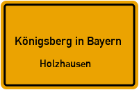 Brunnengasse in Königsberg in BayernHolzhausen