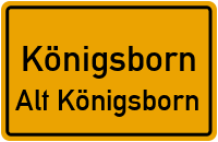 Möckerner Straße in KönigsbornAlt Königsborn