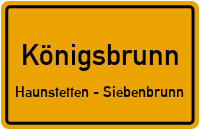 Hunnenstraße in KönigsbrunnHaunstetten - Siebenbrunn