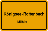 Hauptstraße in Königsee-RottenbachMilbitz