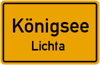 Rückweg in 07426 Königsee (Lichta)