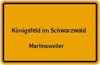 Tonishofweg in Königsfeld im SchwarzwaldMartinsweiler