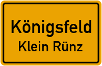 Groß Rünzer Straße in KönigsfeldKlein Rünz