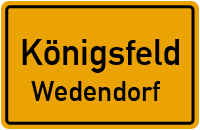 Schulstraße in KönigsfeldWedendorf