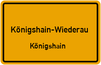 Kirchweg in Königshain-WiederauKönigshain