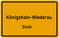 Chemnitztalstraße in Königshain-WiederauStein