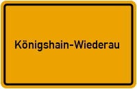 City Sign Königshain-Wiederau