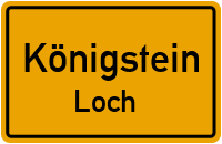 Straßen in Königstein Loch