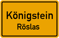 Straßen in Königstein Röslas