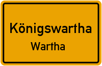 Schlossweg in KönigswarthaWartha