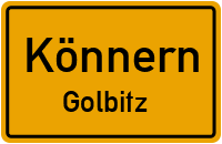Straßenverzeichnis Könnern Golbitz