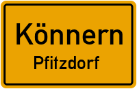 Straßenverzeichnis Könnern Pfitzdorf