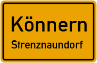Straßenverzeichnis Könnern Strenznaundorf