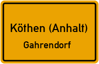 Arensdorfer Weg in Köthen (Anhalt)Gahrendorf