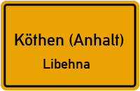 Mühlenstraße in Köthen (Anhalt)Libehna