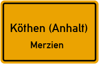 Neue Straße in Köthen (Anhalt)Merzien