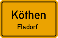 Klietzener Straße in 06369 Köthen (Elsdorf)