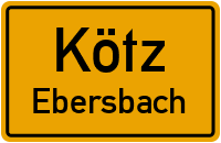 Straßenverzeichnis Kötz Ebersbach